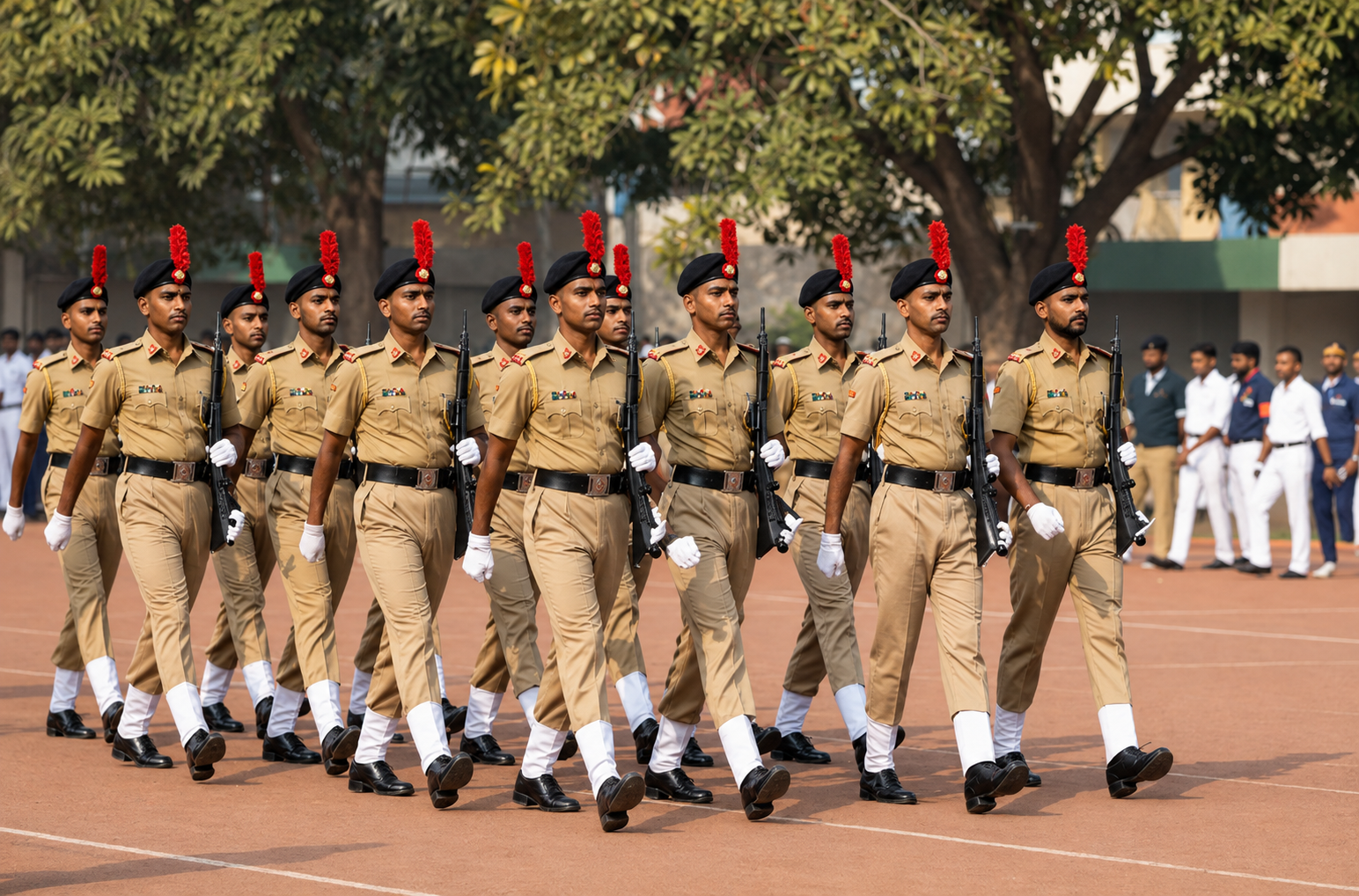 Students preparing for Rashtriya Military Schools entrance examinations
